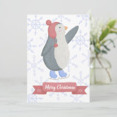 ペンギンモダンスケーター青い雪片ハンドドロー シーズンカード (スタンド正面)