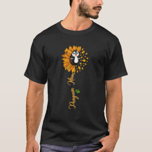 ペンギンモムカワイヒマワペンギン動物愛好家モ Tシャツ