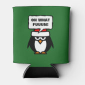 ペンギンユーモアのあるでクリスマスは涼おもしろいしめる 缶クーラー (正面)