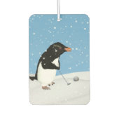 ペンギンユーモアのあるズ遊ゴルフ カーエアーフレッシュナー (正面)