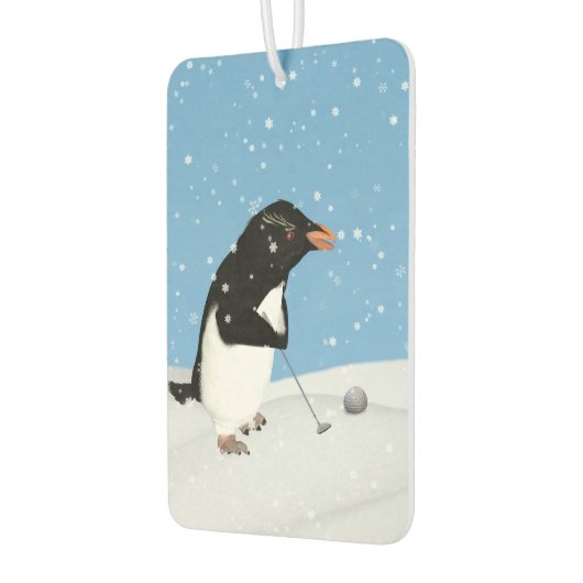 ペンギンユーモアのあるズ遊ゴルフ カーエアーフレッシュナー (左)