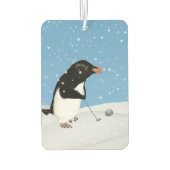 ペンギンユーモアのあるズ遊ゴルフ カーエアーフレッシュナー (裏面)