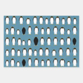 ペンギンラッピング紙シート ラッピングペーパーシート (正面3)