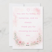 ペンギンラブカード – かわいい愛&バレンタインデー シーズンカード (裏面)