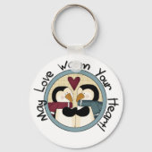 ペンギンラブホリデーTシャツとギフト キーホルダー (正面)