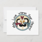 ペンギンラブホリデーTシャツとギフト シーズンカード (正面)