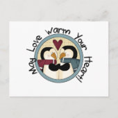 ペンギンラブホリデーTシャツとギフト シーズンポストカード (正面)