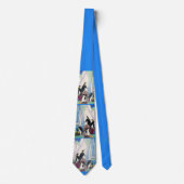 ペンギンランドプリントネクタイ ネクタイ (正面)