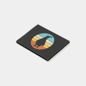 ペンギンレトロヴィンテージサンセット ポストイット (アングル)