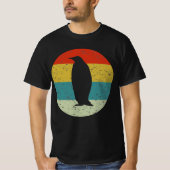 ペンギンレトロヴィンテージシルエット70s tシャツ (正面)