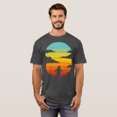 ペンギンレトロヴィンテージ60s 70s男性女性ギフト tシャツ (正面フル)