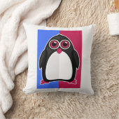 ペンギンレトロ クッション (ブランケット)