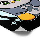 ペンギンワールドディスレクシア認識度 ポスター (角)