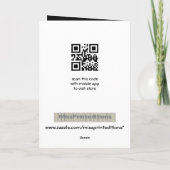 ペンギンヴァイオリンのリサイタル、幸運 カード (裏面)