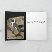 ペンギンヴァイオリンのリサイタル、幸運 カード (内部)