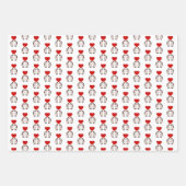 ペンギンヴァレンティネス ラッピングペーパーシート (正面)