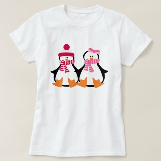 ペンギンヴァレンティネス Tシャツ (デザイン正面)