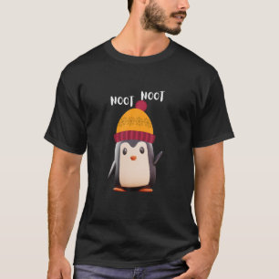 ペンギンヴィンテージ愛動物屏風女男性へF Tシャツ