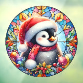 ペンギン丸窓にしがみつく ウィンドウサイン (シート3)