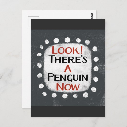 ペンギン今はがき ポストカード (正面/裏面)