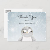 ペンギン仮面ベビーシャワーありがとう ポストカード (正面/裏面)