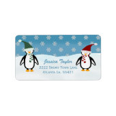 ペンギン住所 シール (正面)