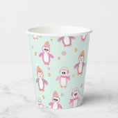 ペンギン冬のオネダーランド最初の誕生日 紙コップ (裏面)