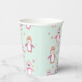 ペンギン冬のオネダーランド最初の誕生日 紙コップ (右)