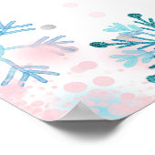 ペンギン冬の性別がウェルカムサインカードを明らかにする ポスター (角)