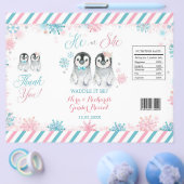 ペンギン冬の性別リビールチップバッグラッパー チラシ (シングル)