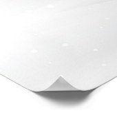 ペンギン冬の赤ちゃんシャワーへようこそ ポスター (角)