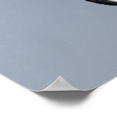 ペンギン冬の赤ちゃんシャワー歓迎サイン ポスター (角)