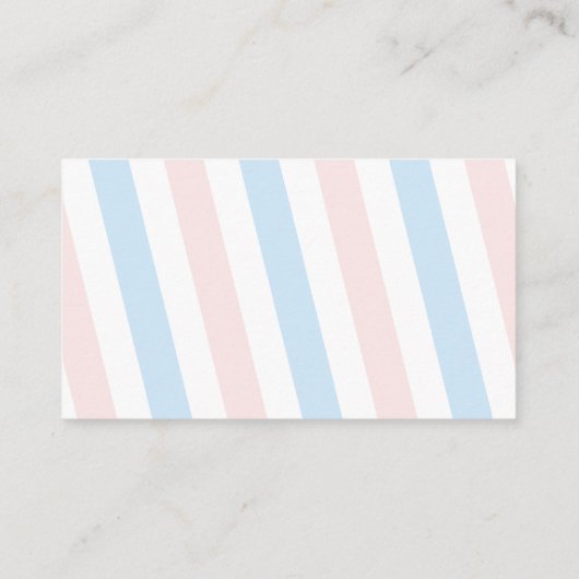 ペンギン冬ジェンダーおむつラッフルを明らかにする エンクロージャーカード (裏面)