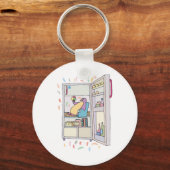 ペンギン冷蔵庫 キーホルダー (正面)