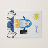 ペンギン加飾ジグソーパズル ジグソーパズル (横)