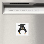 ペンギン卒業デザインスクエアマグネット マグネット (インサイチュ (食洗機))