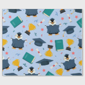 ペンギン卒業 ラッピングペーパー (フラット)
