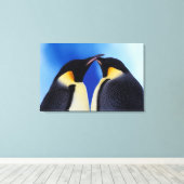 ペンギン南極 キャンバスプリント (インサイチュ (ウッドフロア))