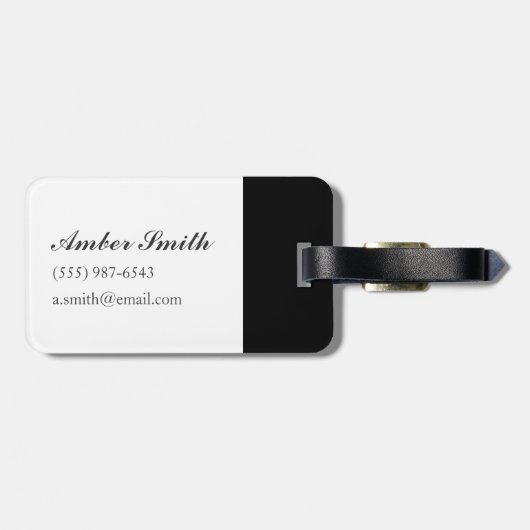 ペンギン南極 ラゲッジタグ (裏面横)