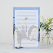 ペンギン南極 便箋 (スタンド正面)