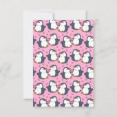 ペンギン友好教室バレンタインカード サンキューカード (裏面)