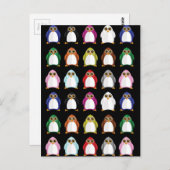 ペンギン品種(2) ポストカード (正面/裏面)