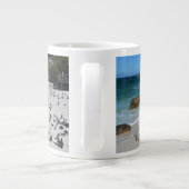 ペンギン大きい石ビーチ |南アフリカ ジャンボコーヒーマグカップ (裏面)