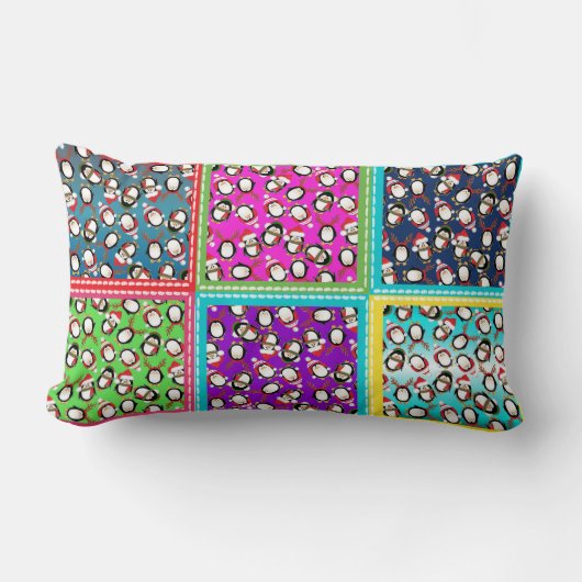 ペンギン大切ズランバー枕 ランバークッション (正面)