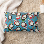 ペンギン大切ズランバー枕 ランバークッション (ブランケット)