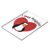 ペンギン大好き ノートブック (左側)