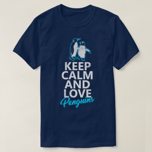 ペンギン大好き Tシャツ (デザイン正面)