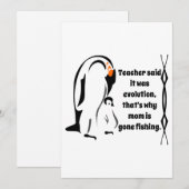 ペンギン大帝と息子が立つ シーズンカード (正面/裏面)