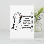 ペンギン大帝と息子が立つ シーズンカード (スタンド正面)