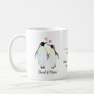 ペンギン天皇夫婦の恋 コーヒーマグカップ